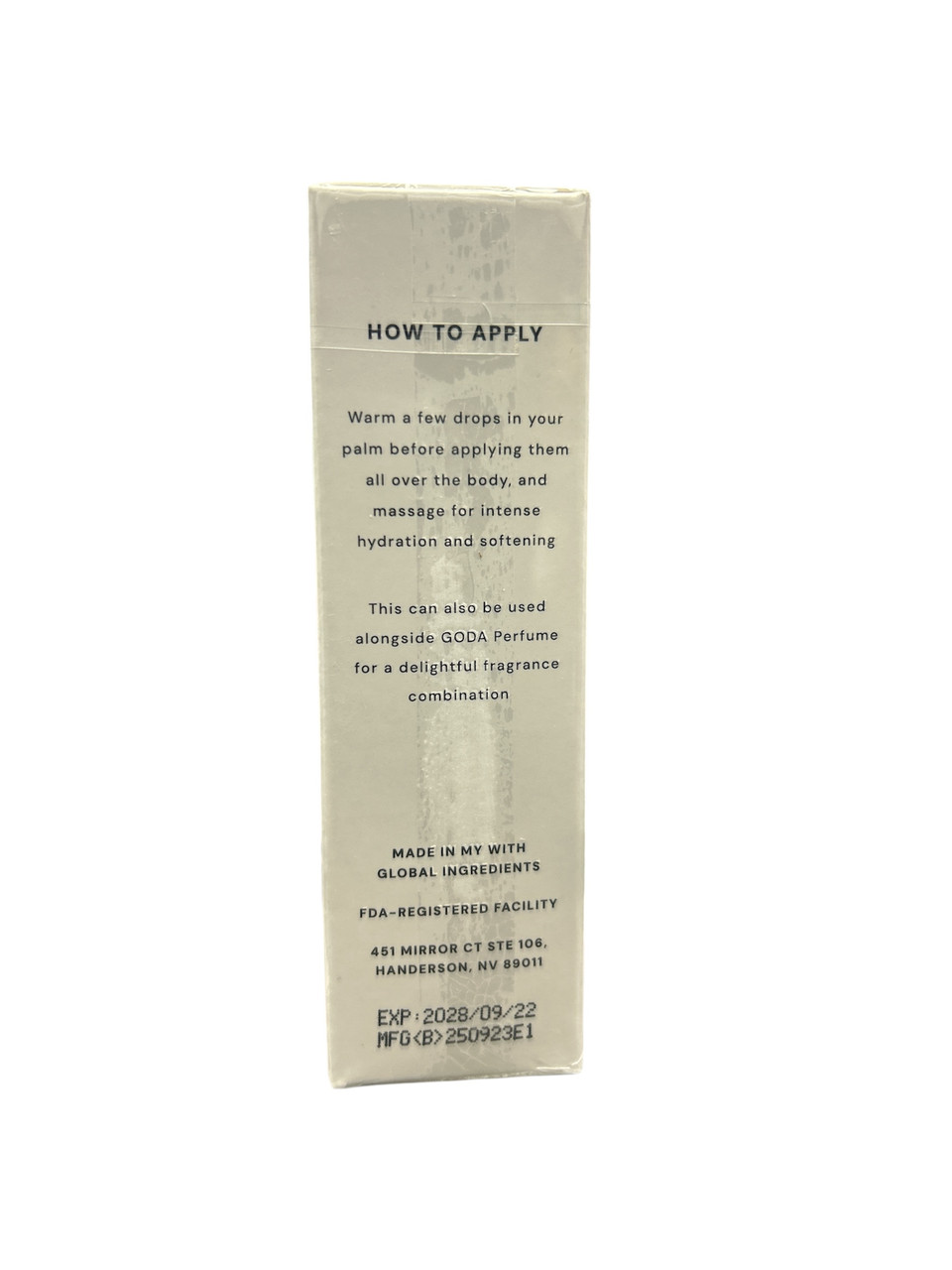 GODA Pheromone Infused Silk Body Oil (F-6)